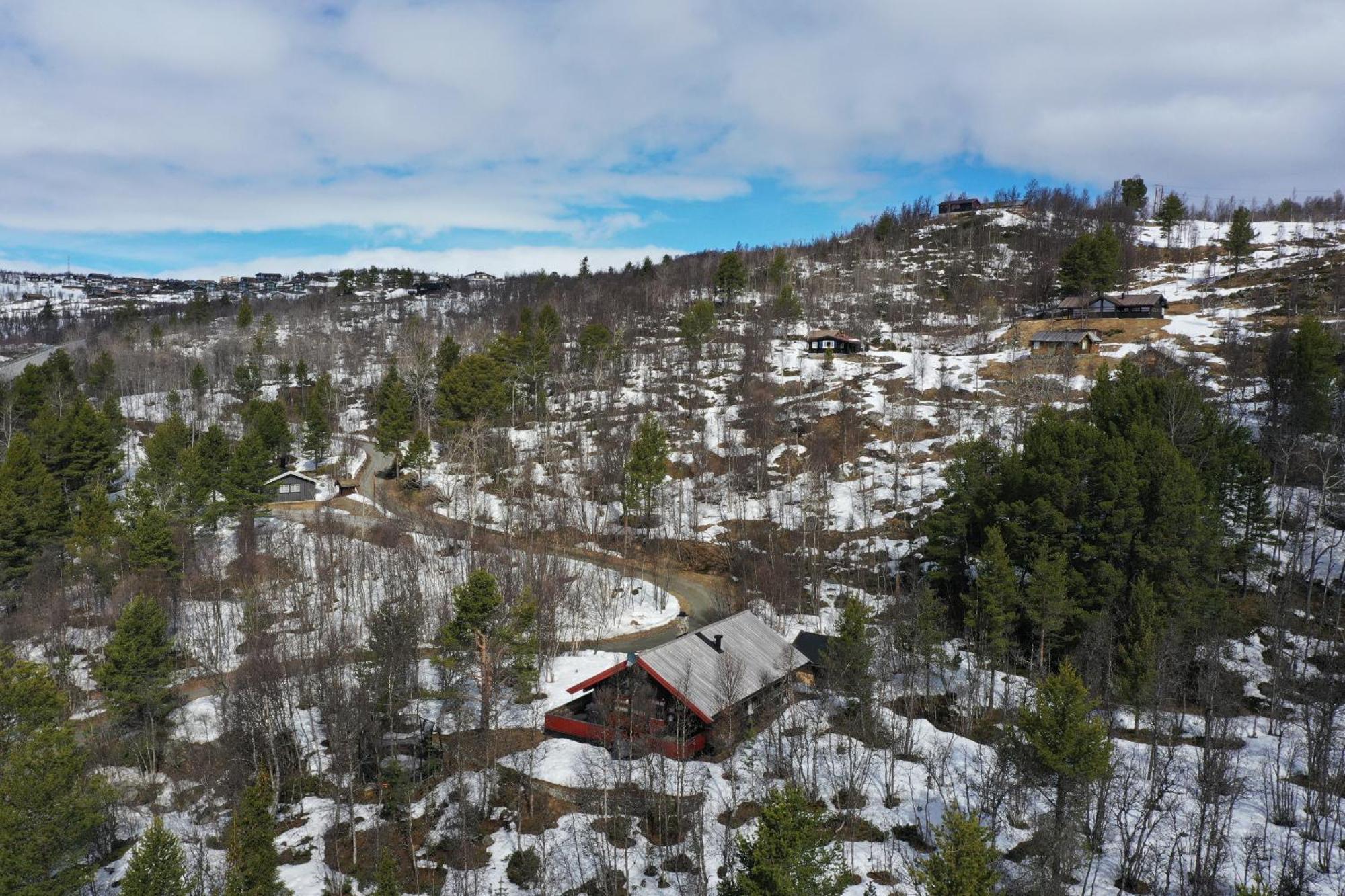 Koselig Hytte Med Usjenert Og Solrik Beliggenhet Geilo Zewnętrze zdjęcie